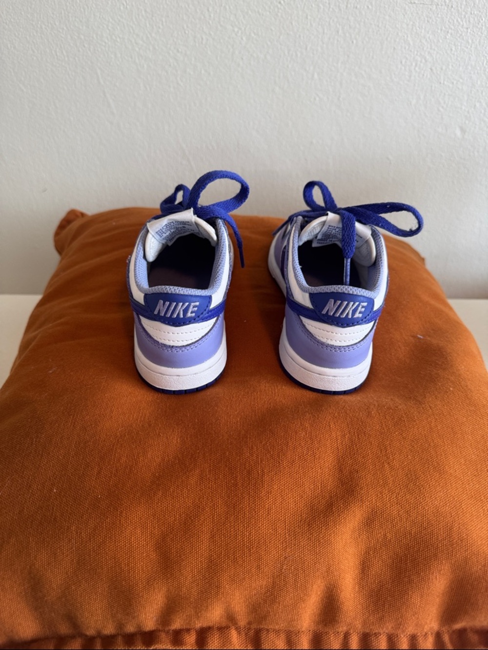Nike Dunk Low Blueberry Sneakers DZ4457-100 Sz 10.5C Preschool - Picture 4 of 8